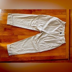 Zara Linen blend cargo pants